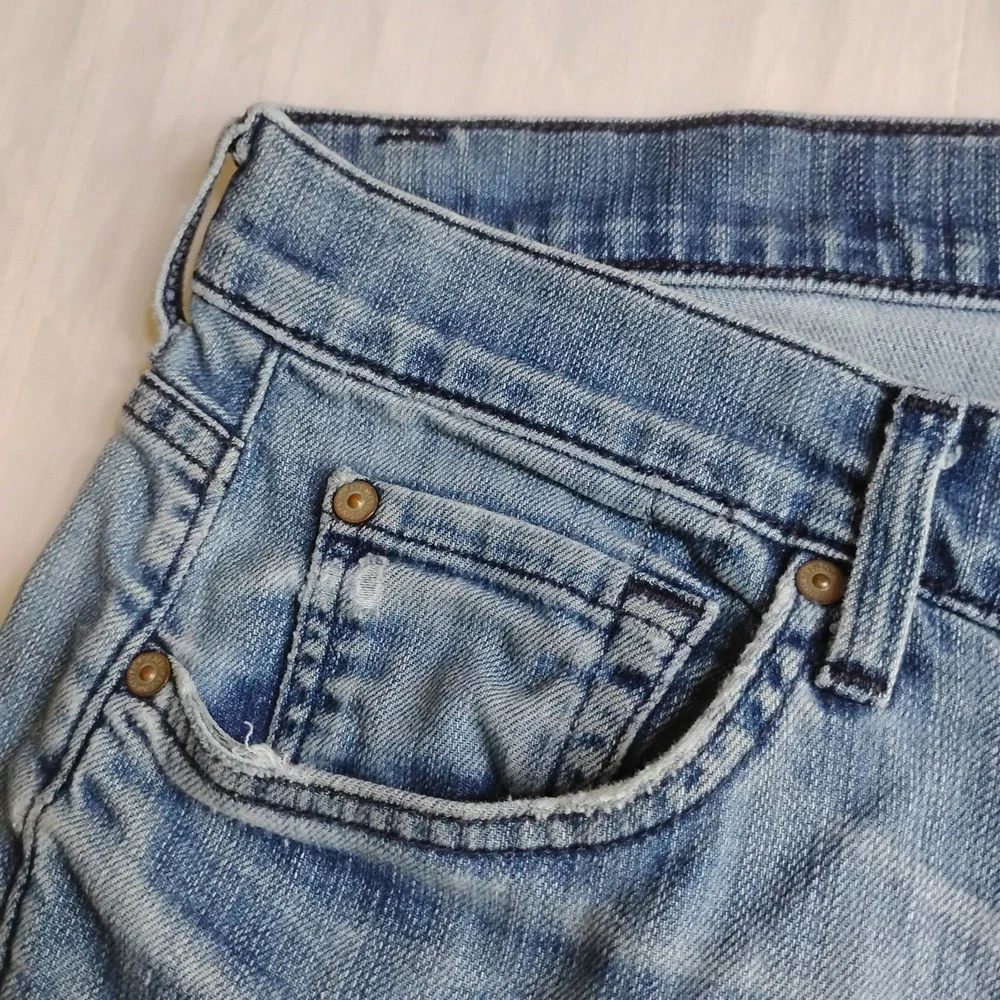 7 For All Mankind Jeans 36x30 Austyn Straight Leg Medium Wash Stretch Classic